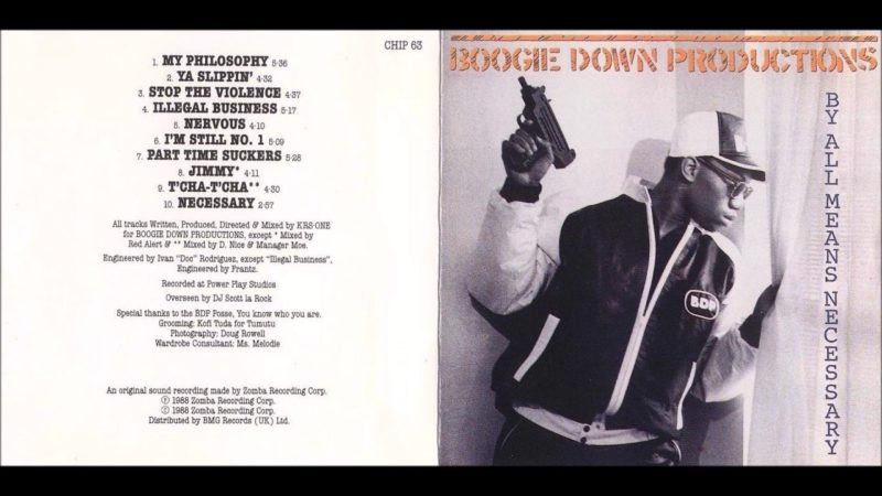 boogie down productions (BDP) - By Any Means Necessary - jive rca 1988